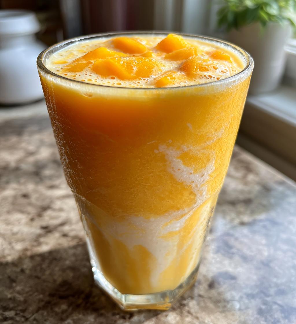 Peach Mango Smoothie - detail 1