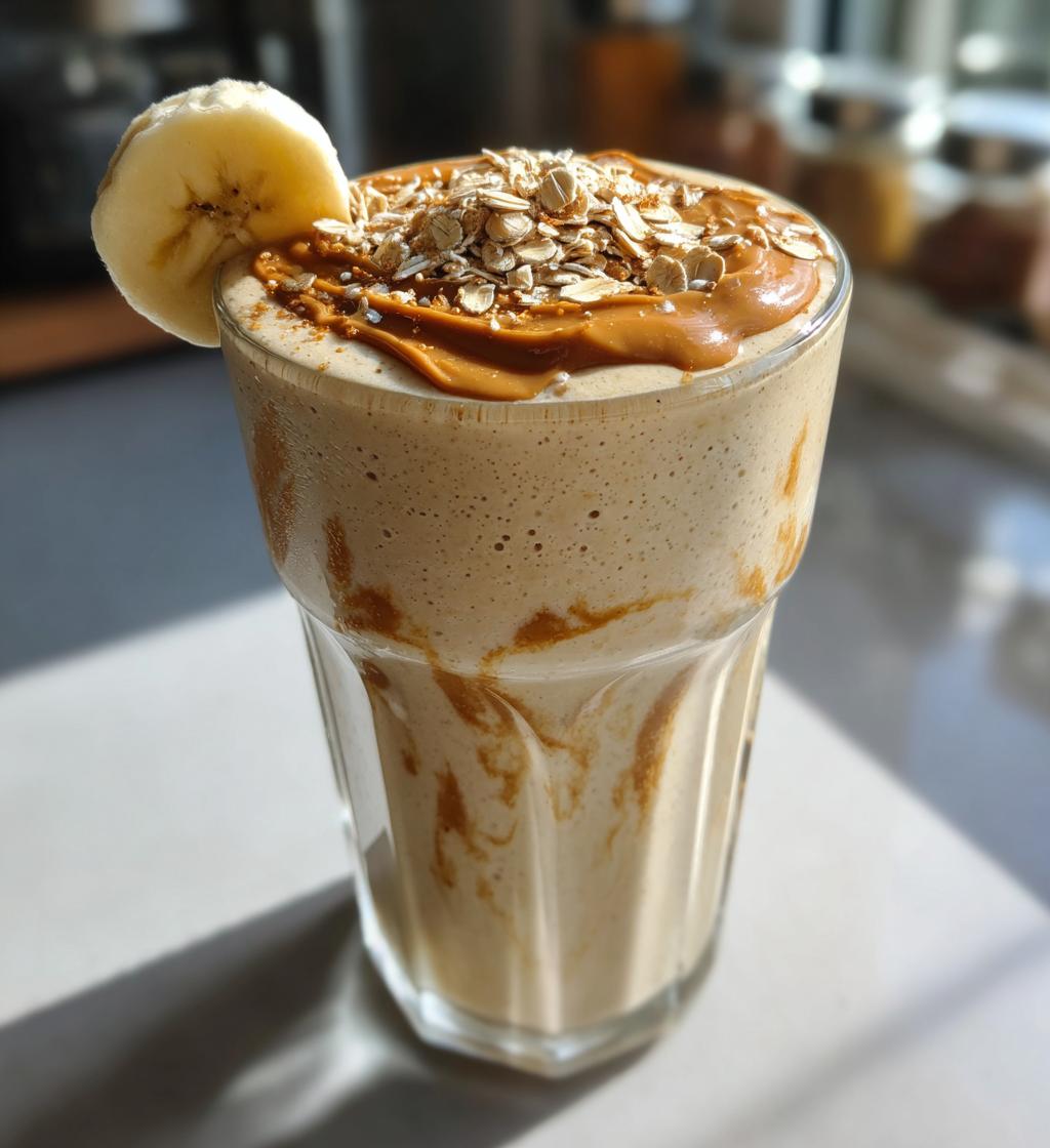 Peanut Butter Banana Oat Shake - detail 1