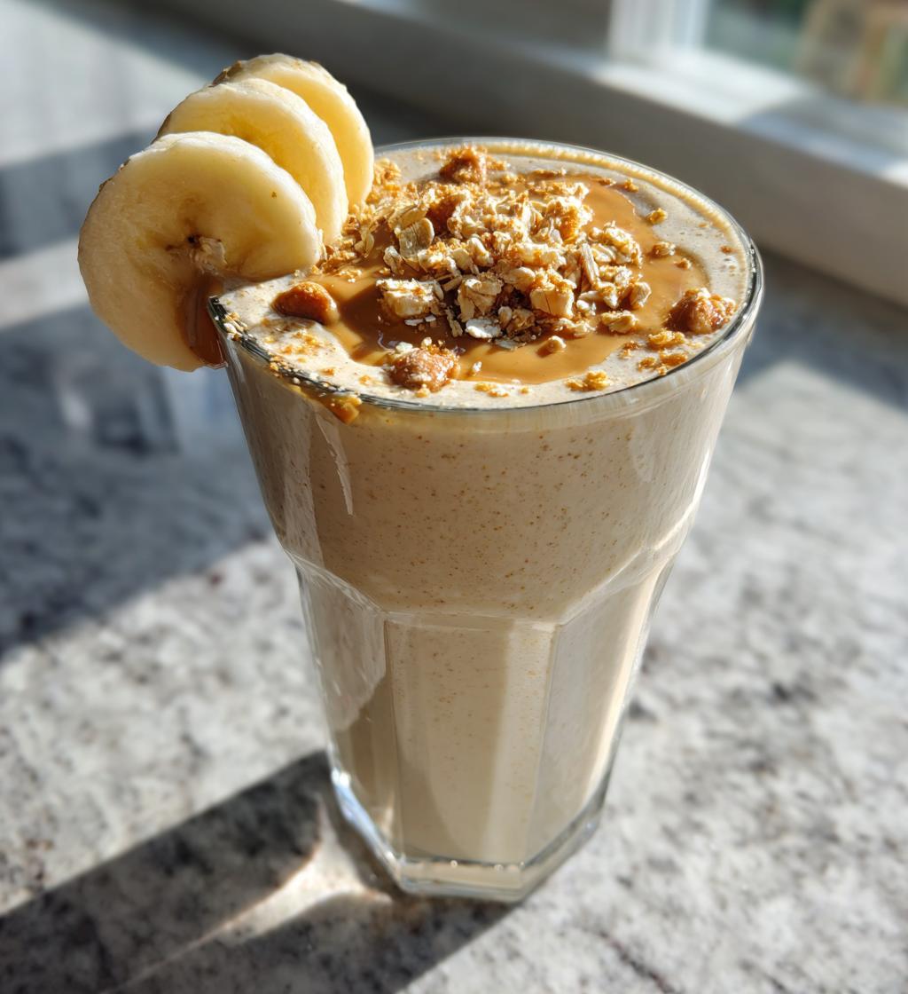 Peanut Butter Banana Oat Shake