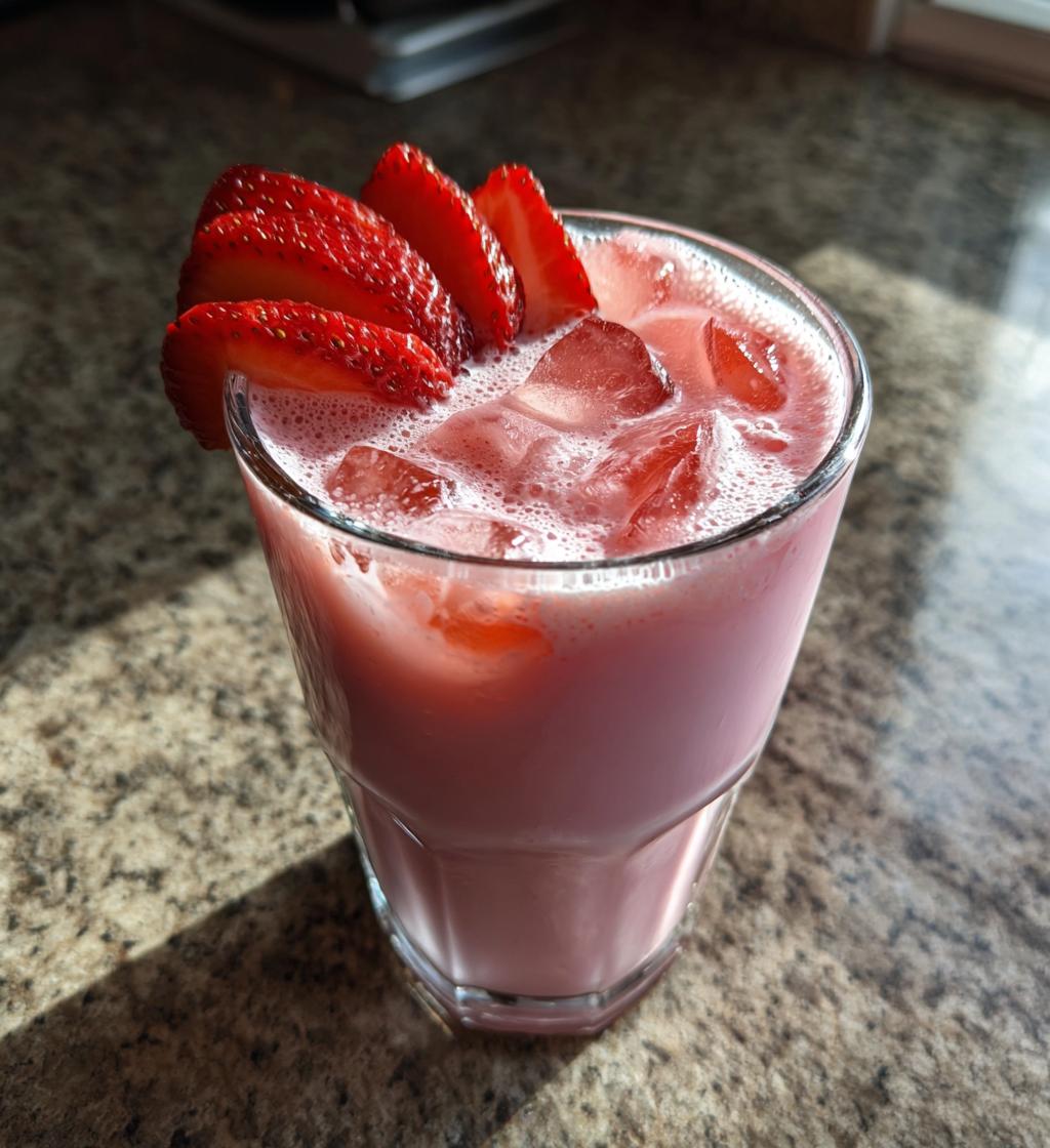 Pink Strawberry Milk