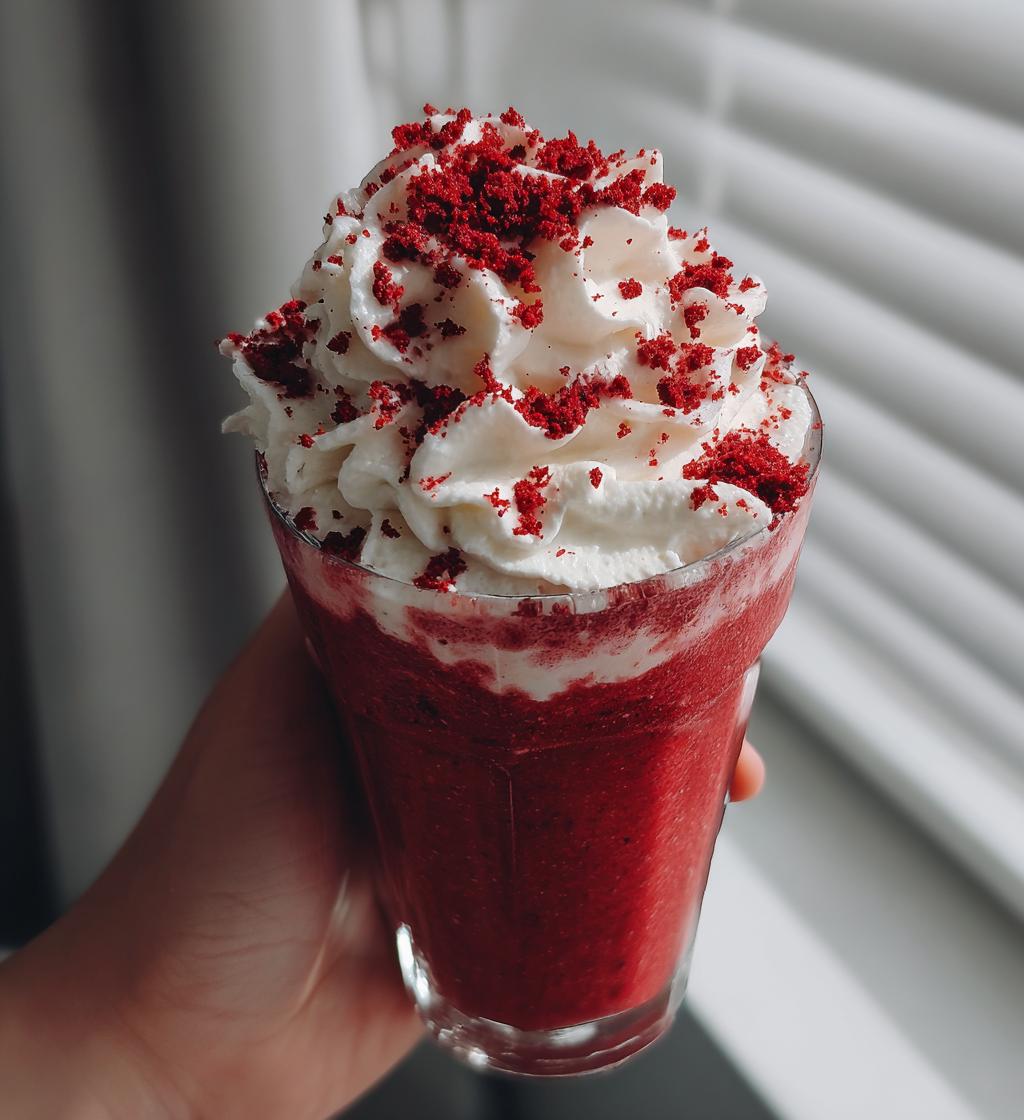 Red Velvet Shake - detail 1