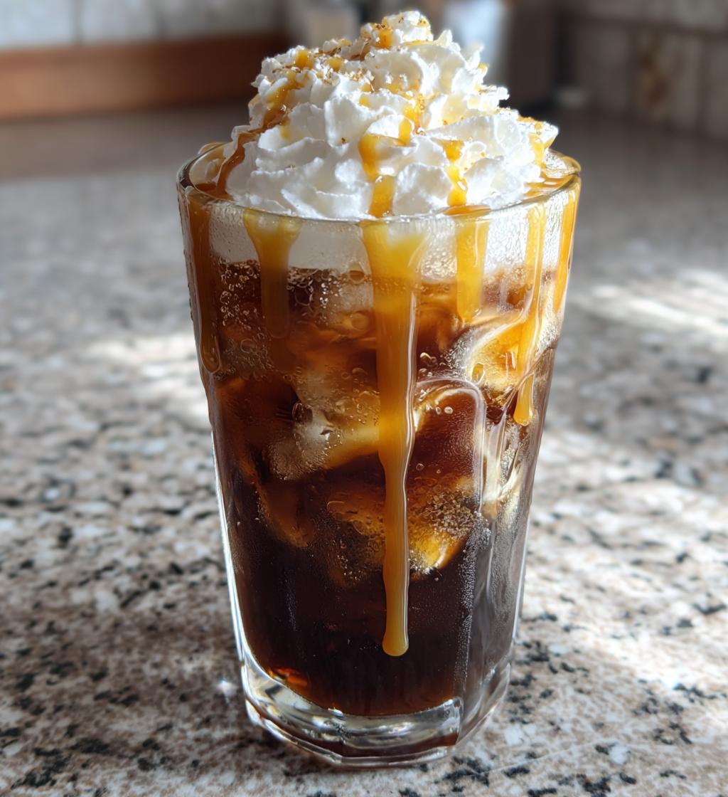 Salted Caramel Iced Coffee