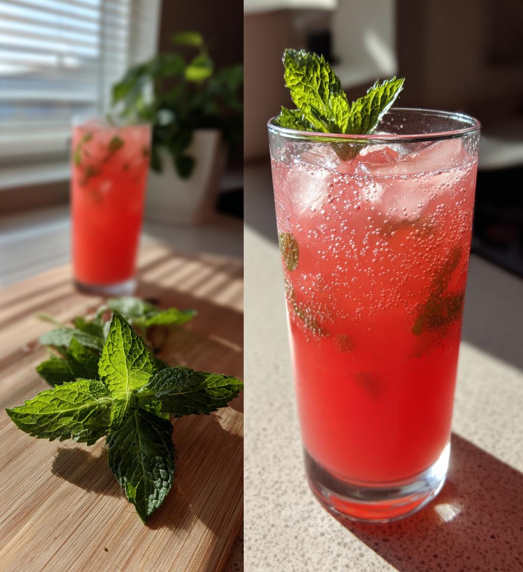 Sparkling Watermelon Juice - detail 1