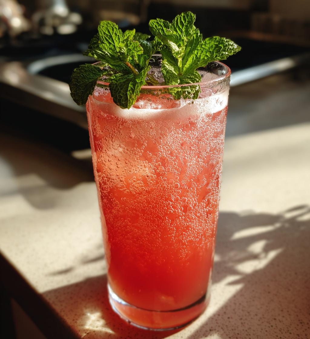 Sparkling Watermelon Juice
