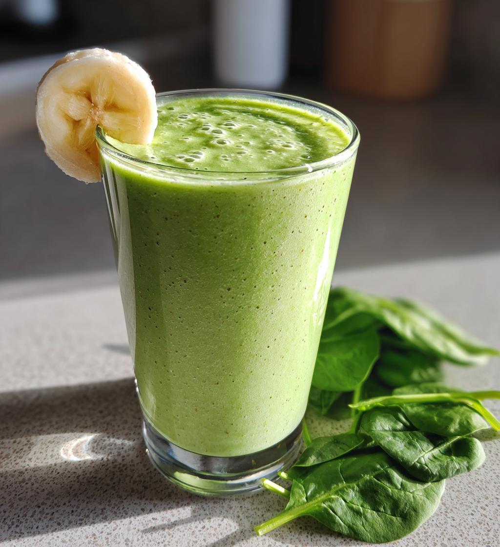 Spinach Banana Smoothie - detail 1