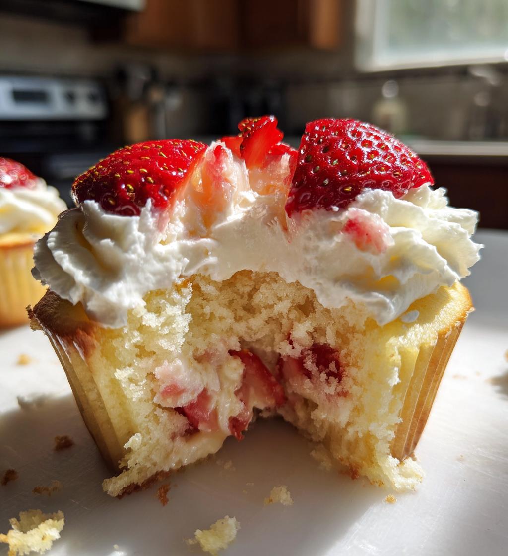 Strawberry Cheesecake Cupcakes - detail 1