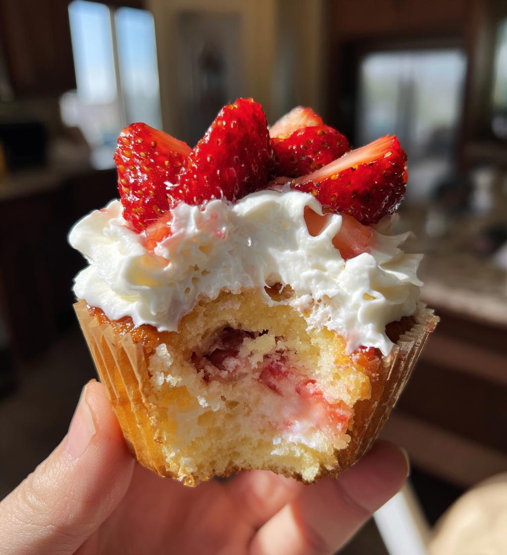Strawberry Cheesecake Cupcakes