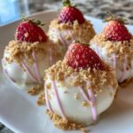 Strawberry Cheesecake Truffles