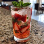 Strawberry Mint Mojito (mocktail)