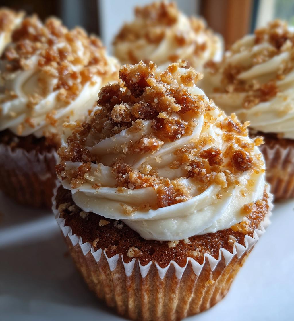 Toffee Crunch Cupcakes