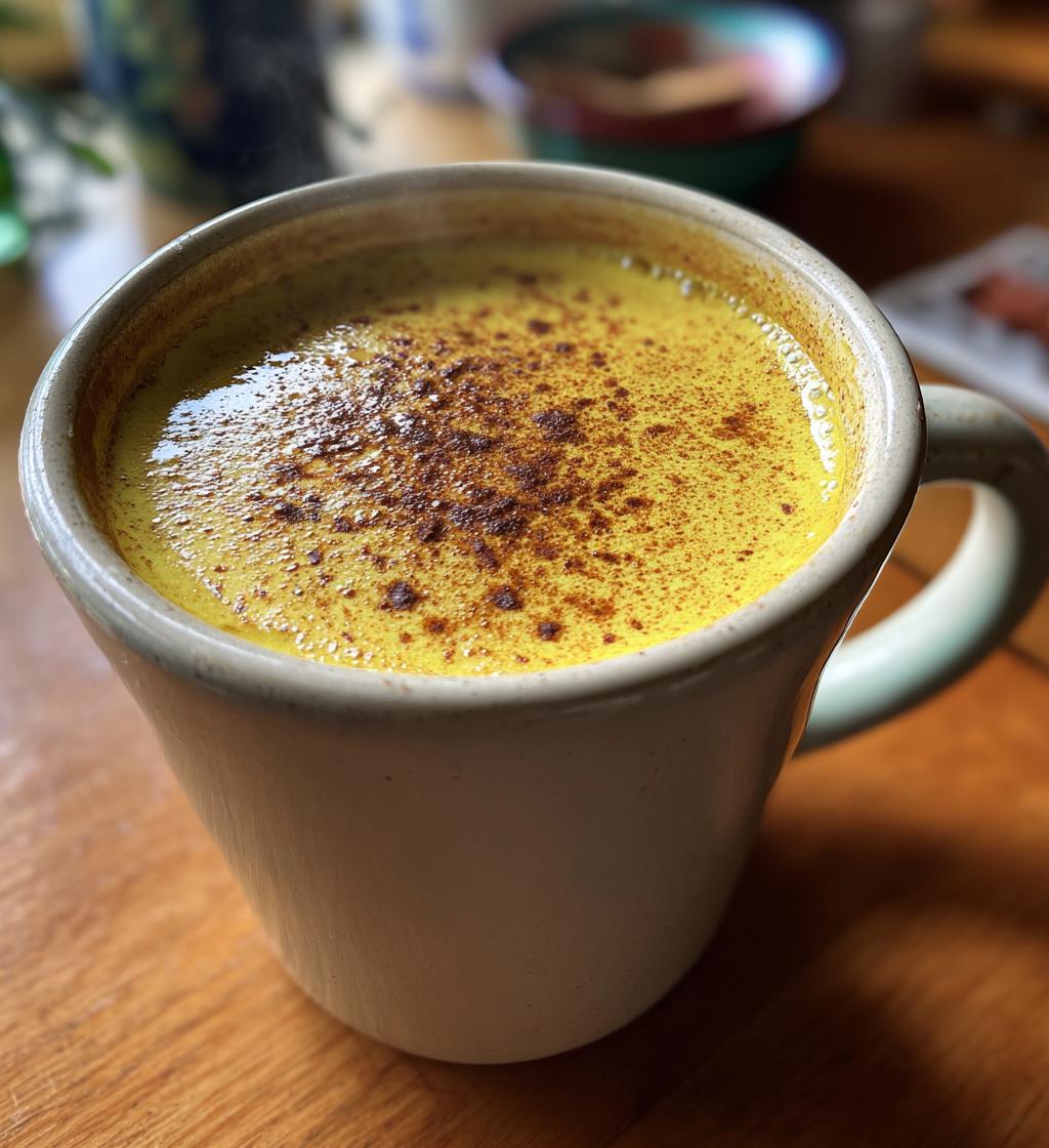 Turmeric Golden Milk - detail 1