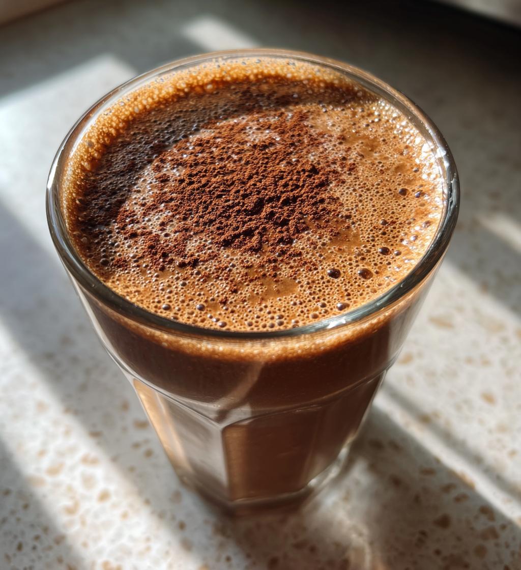 Vegan Chocolate Smoothie - detail 1