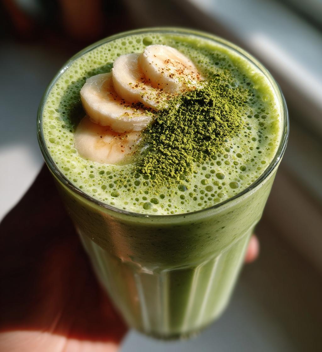 Vegan Matcha Smoothie - detail 1
