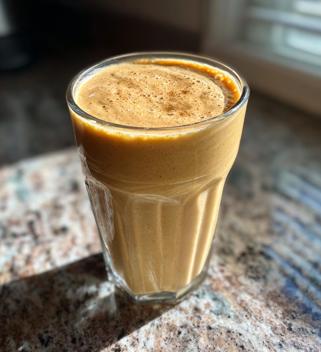 Vegan Peanut Butter Smoothie - detail 1
