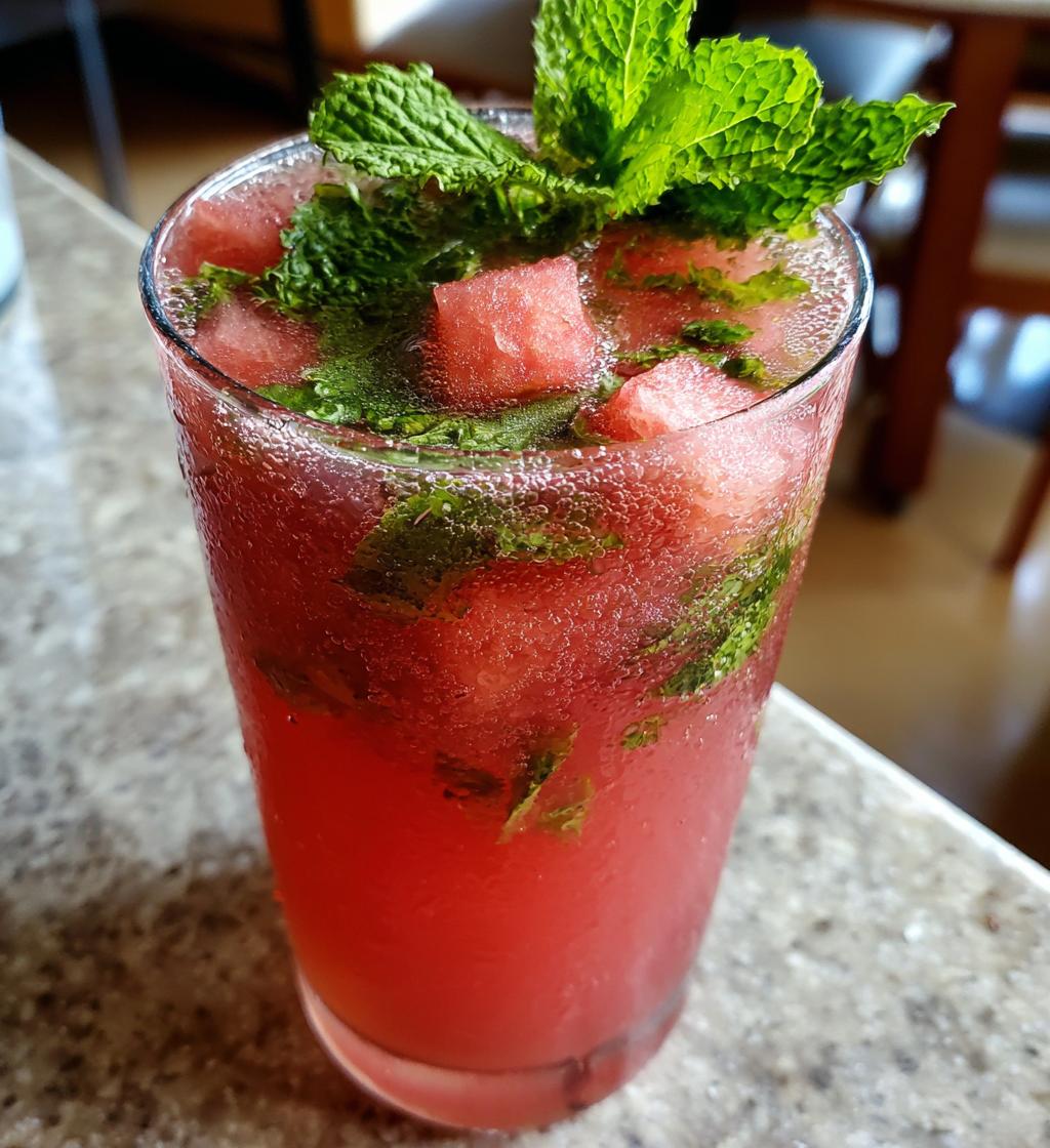Watermelon Mint Detox Drink
