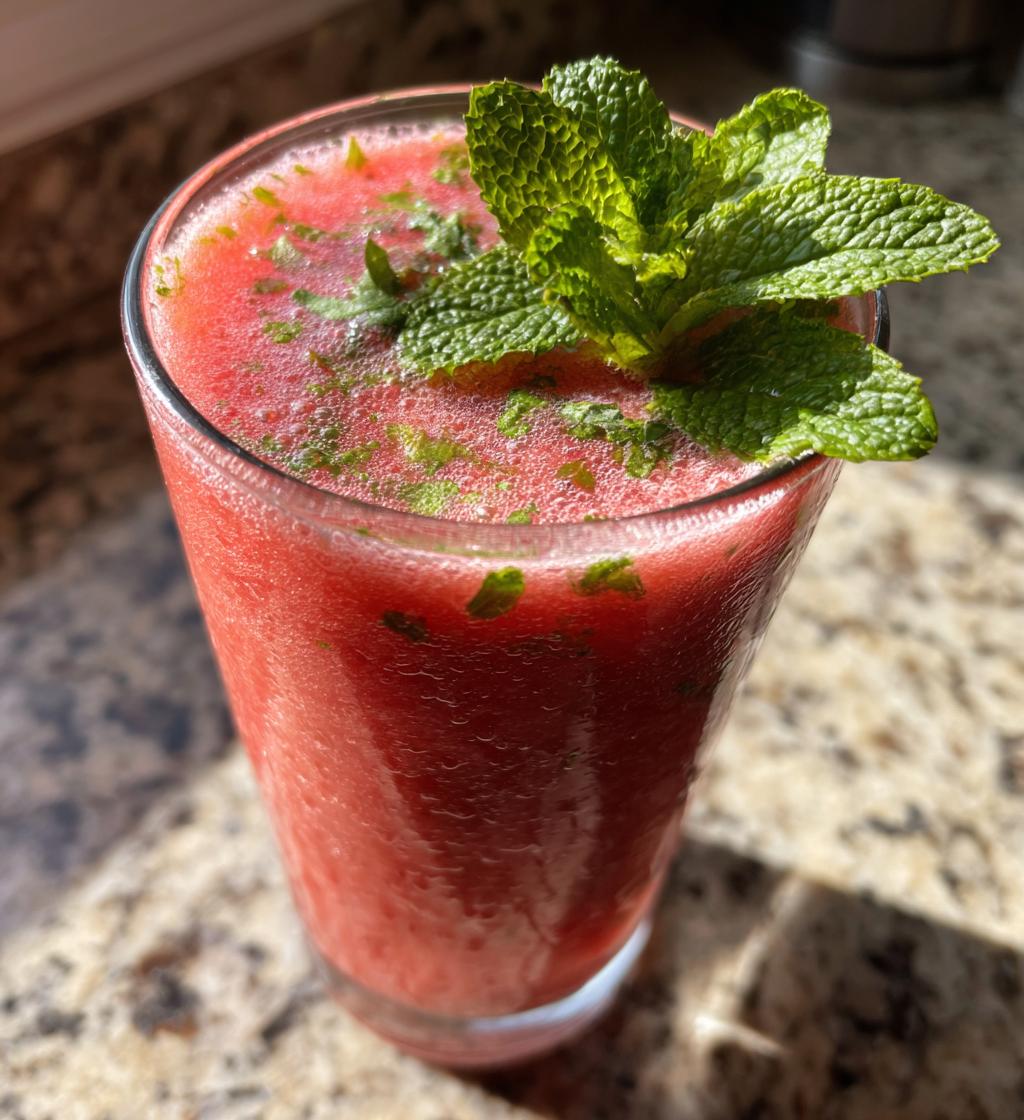Watermelon Mint Smoothie - detail 1