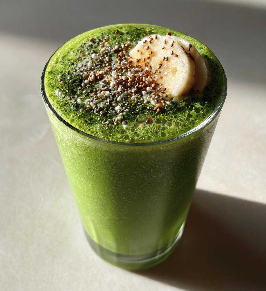 Wheatgrass Smoothie - detail 1