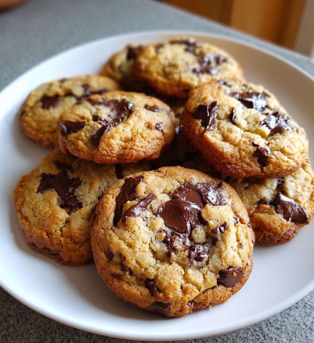 Almond Flour Chocolate Chip Cookies