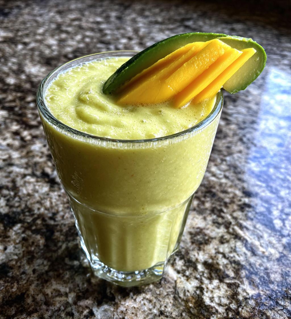 Avocado Mango Smoothie