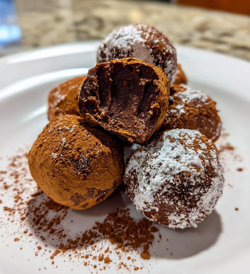 Baileys Irish Cream Truffles - detail 1
