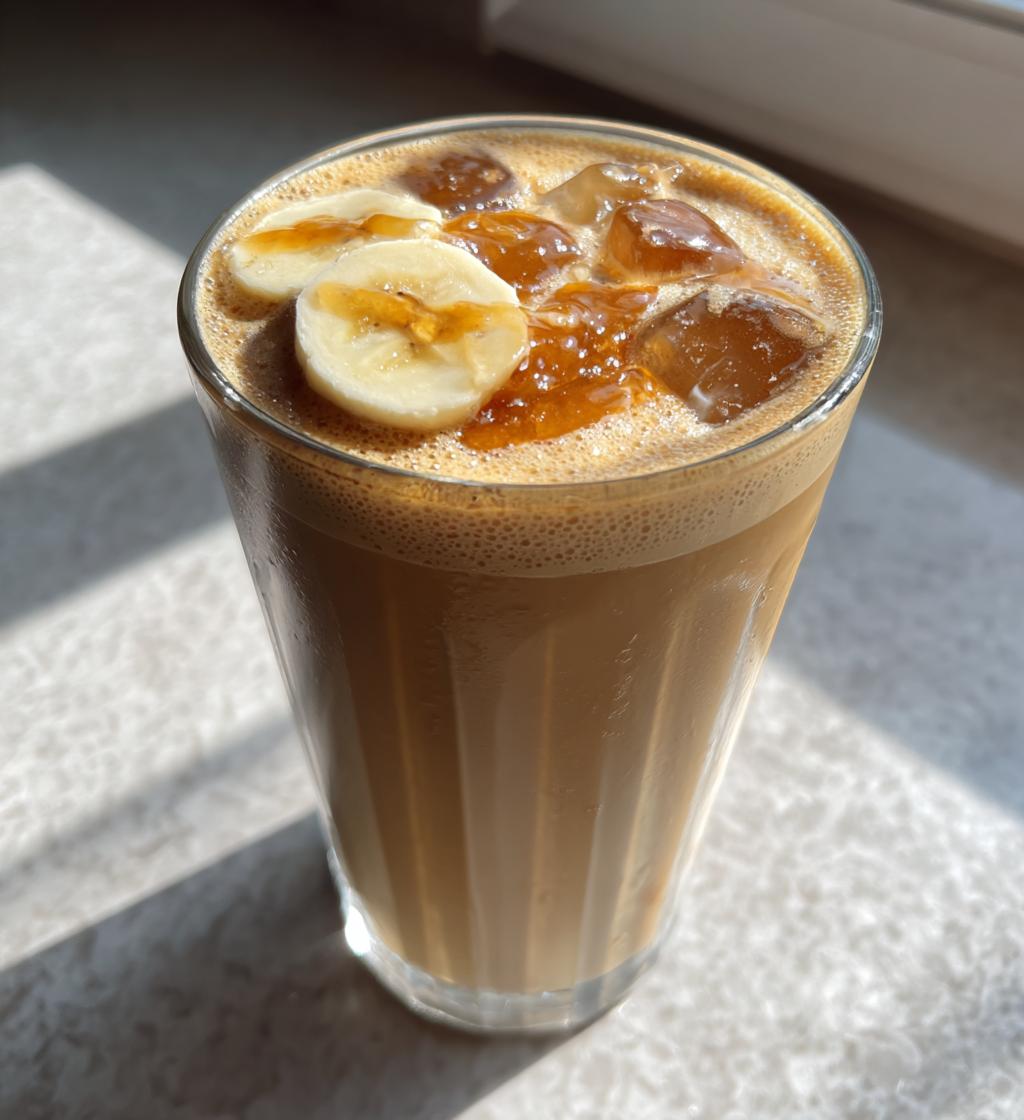 Banana Iced Coffee Smoothie - detail 1