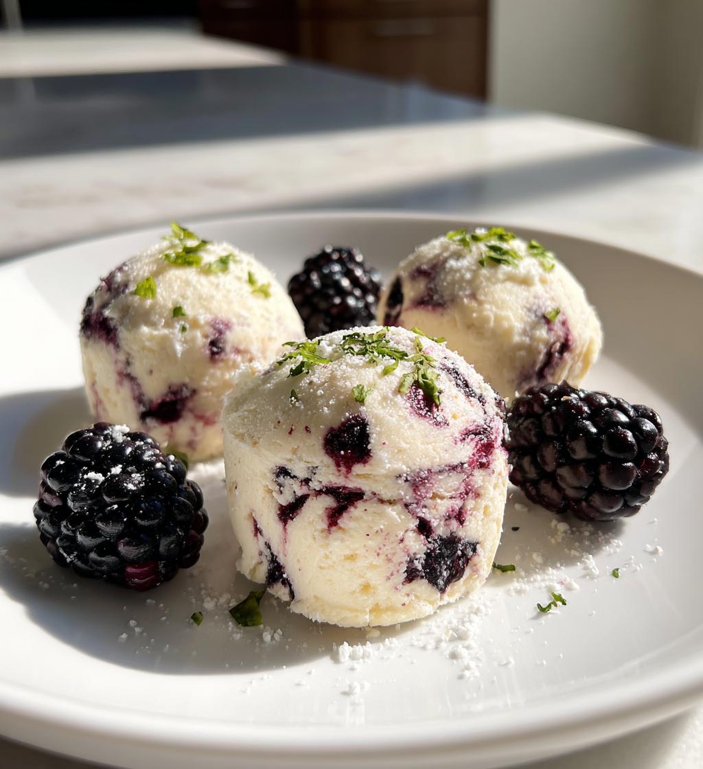 Blackberry Cheesecake Fat Bombs - detail 1