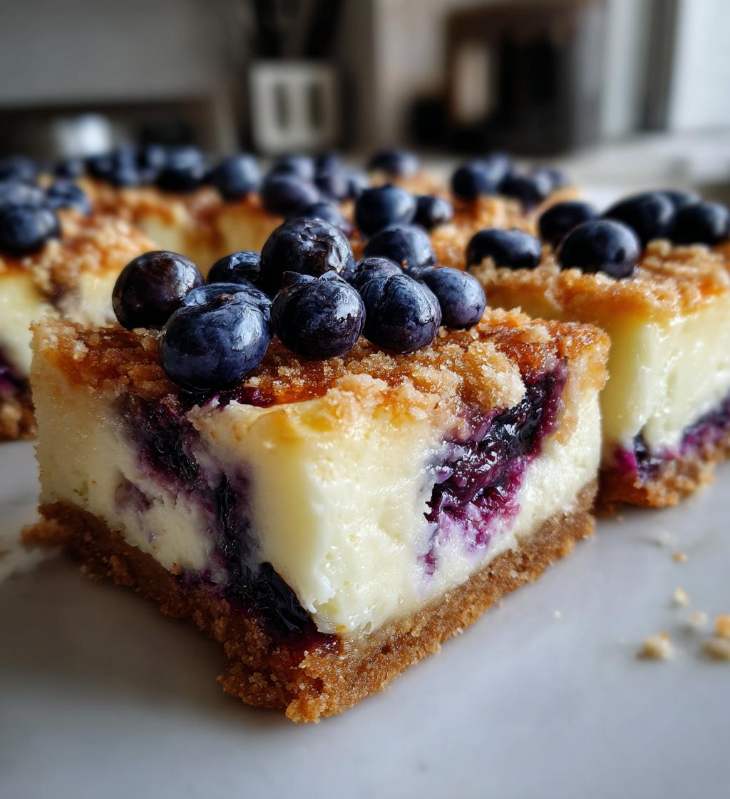 Blueberry Cheesecake Bars - detail 1