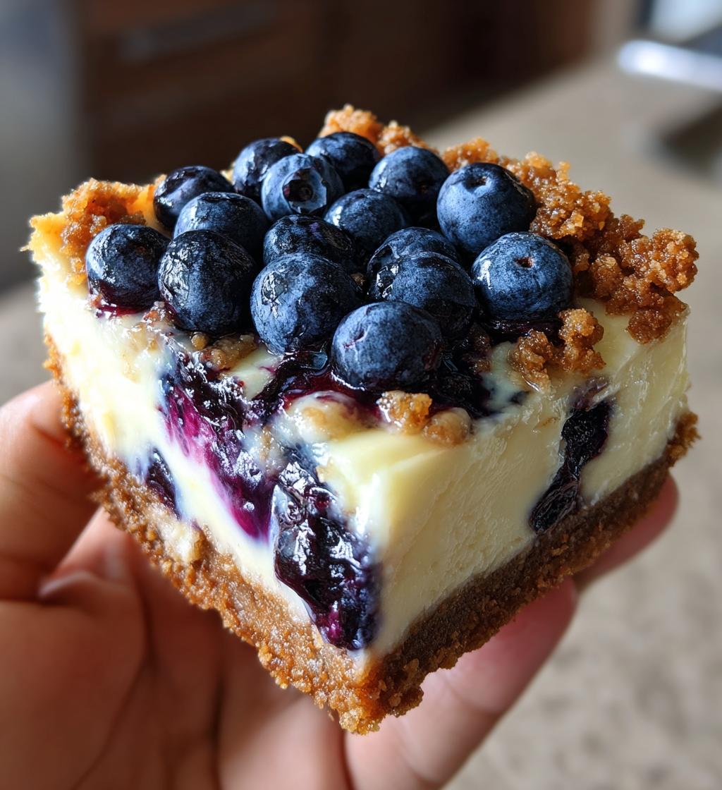 Blueberry Cheesecake Bars
