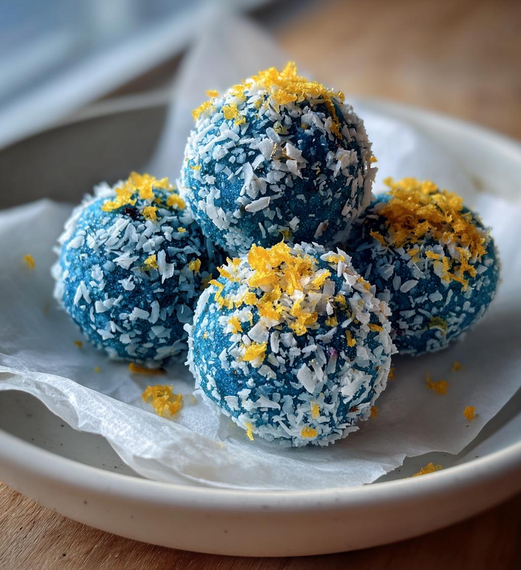 Blueberry Lemon Truffles