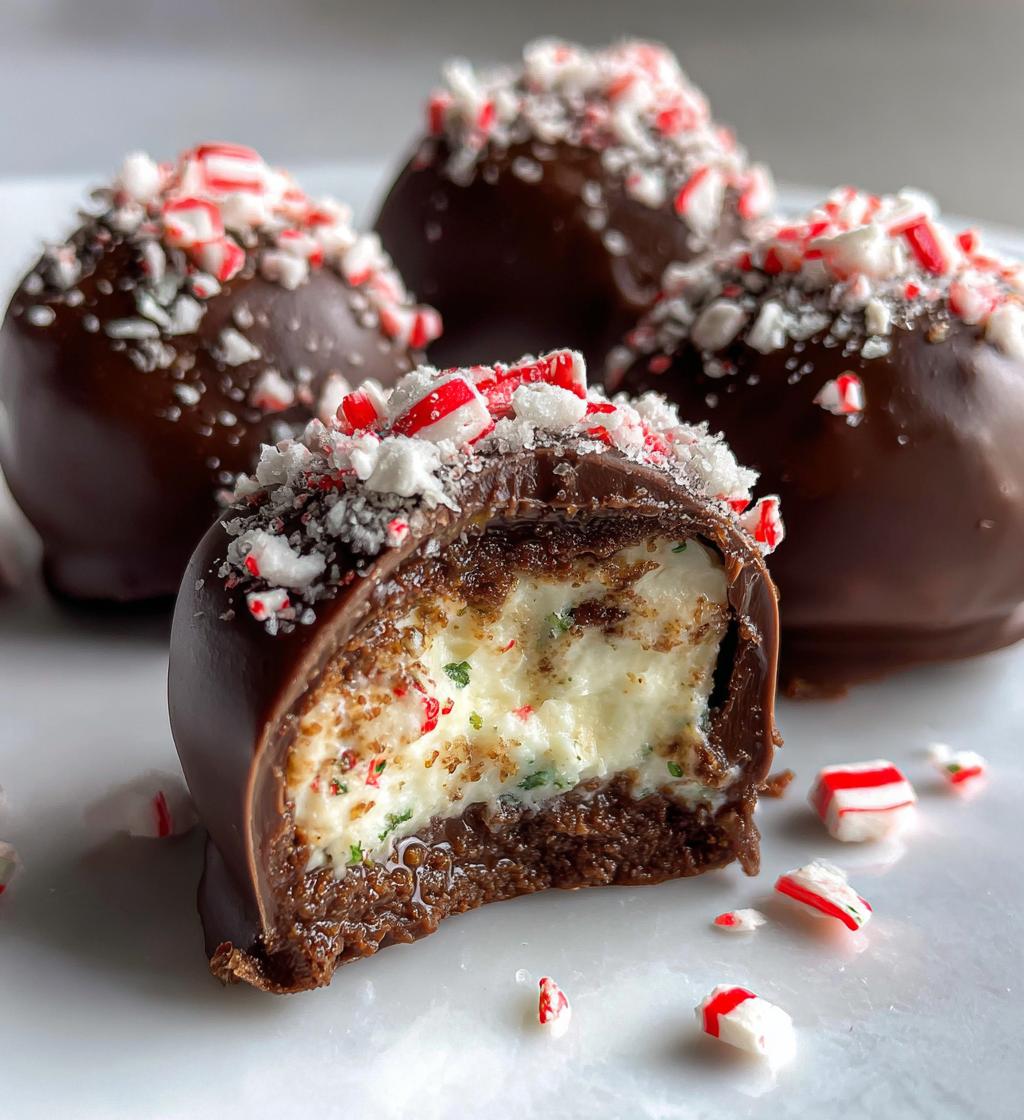 Candy Cane Truffles - detail 1