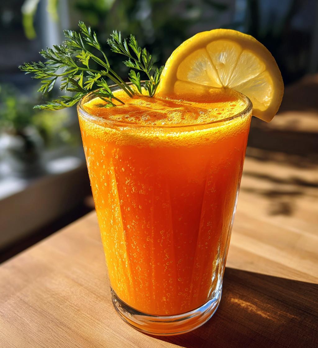 Carrot Ginger Detox Juice