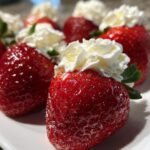 Cheesecake Stuffed Strawberries