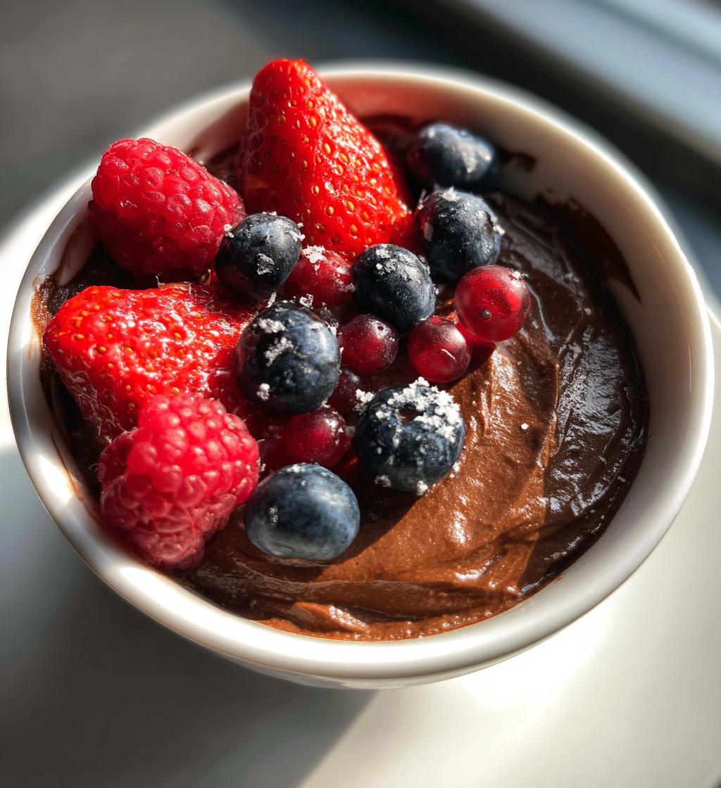 Chocolate Avocado Mousse