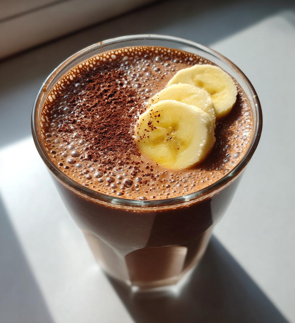 Chocolate Banana Smoothie - detail 1