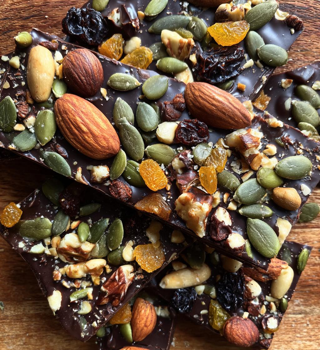 Chocolate Bark with Nuts & Seeds - detail 1
