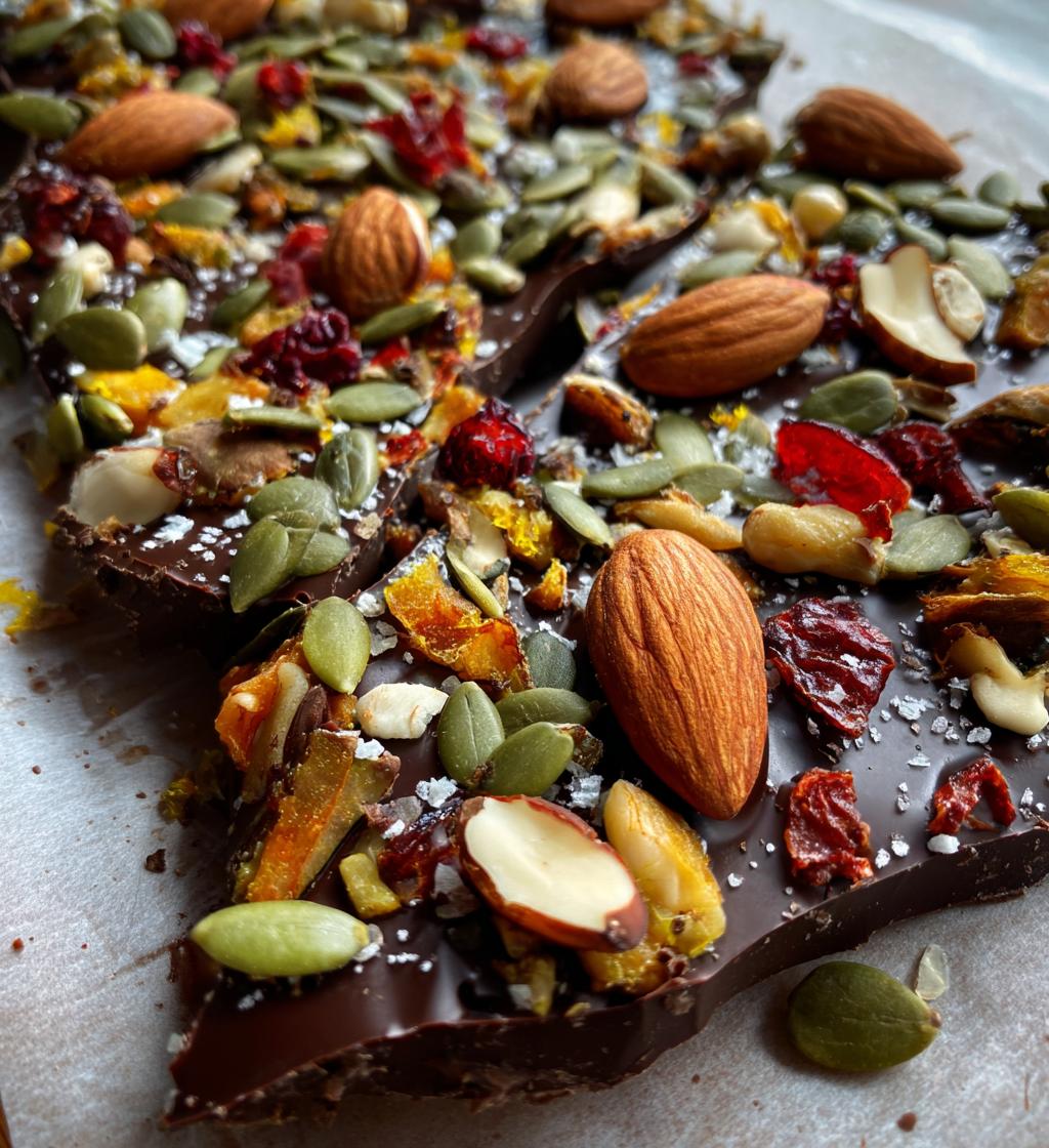 Chocolate Bark with Nuts & Seeds