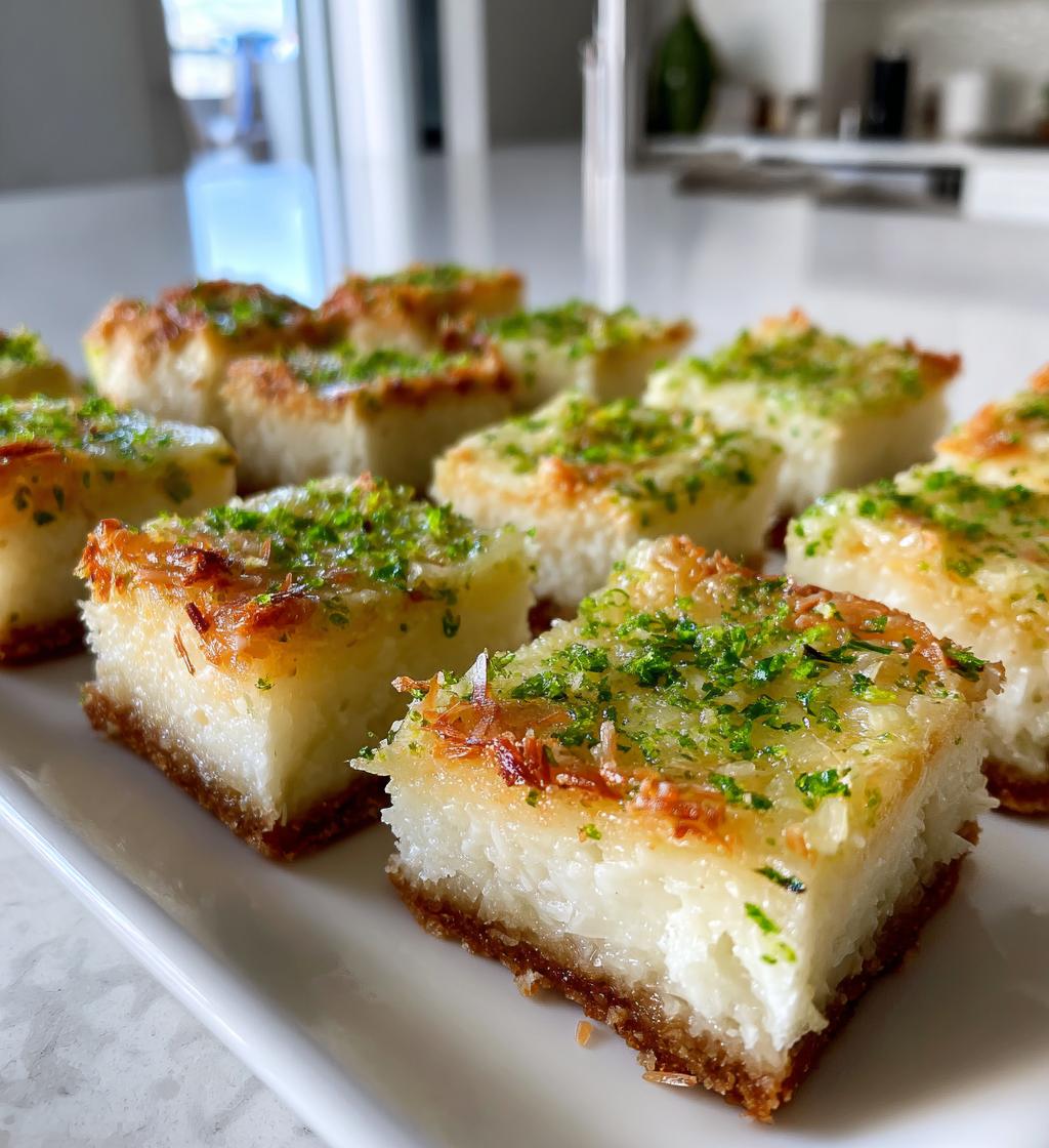 Coconut Lime Bars (Keto) - detail 1