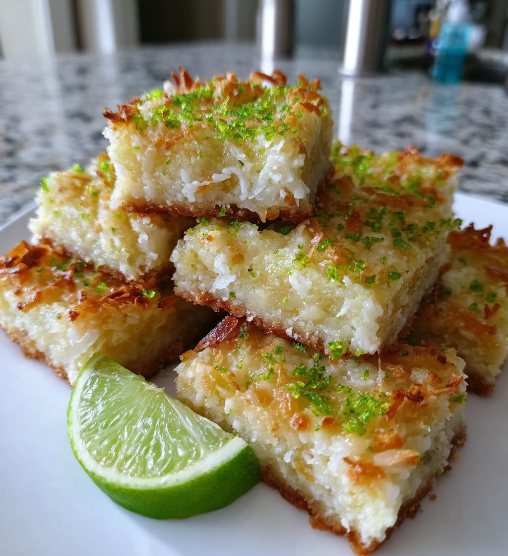 Coconut Lime Bars (Keto)