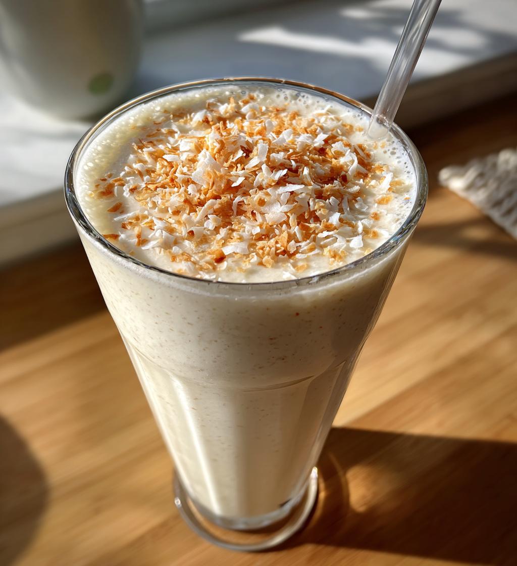 Creamy Coconut Milkshake