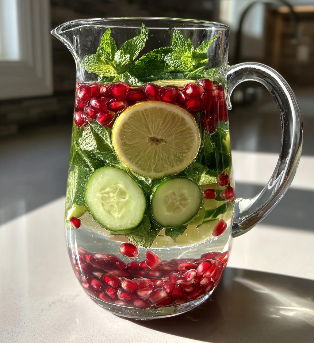 Detox Water with Pomegranate - detail 1