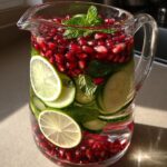Detox Water with Pomegranate