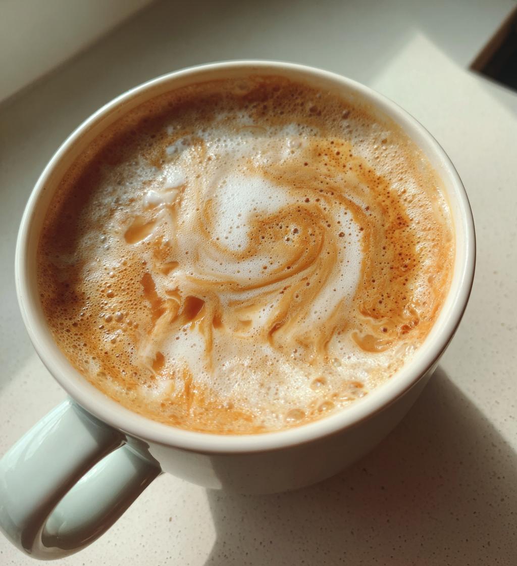 Earl Grey Tea Latte (London Fog) - detail 2