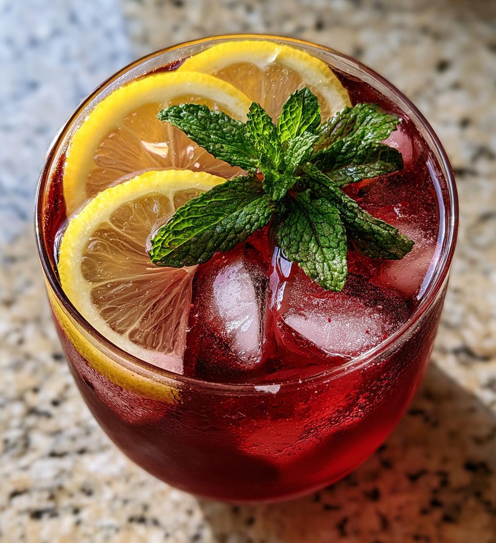 Hibiscus Detox Iced Tea - detail 1
