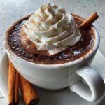 Hot Chocolate with Cinnamon Stick