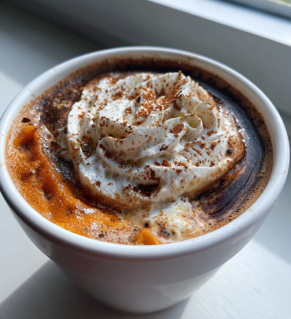 Hot Pumpkin Mocha - detail 1