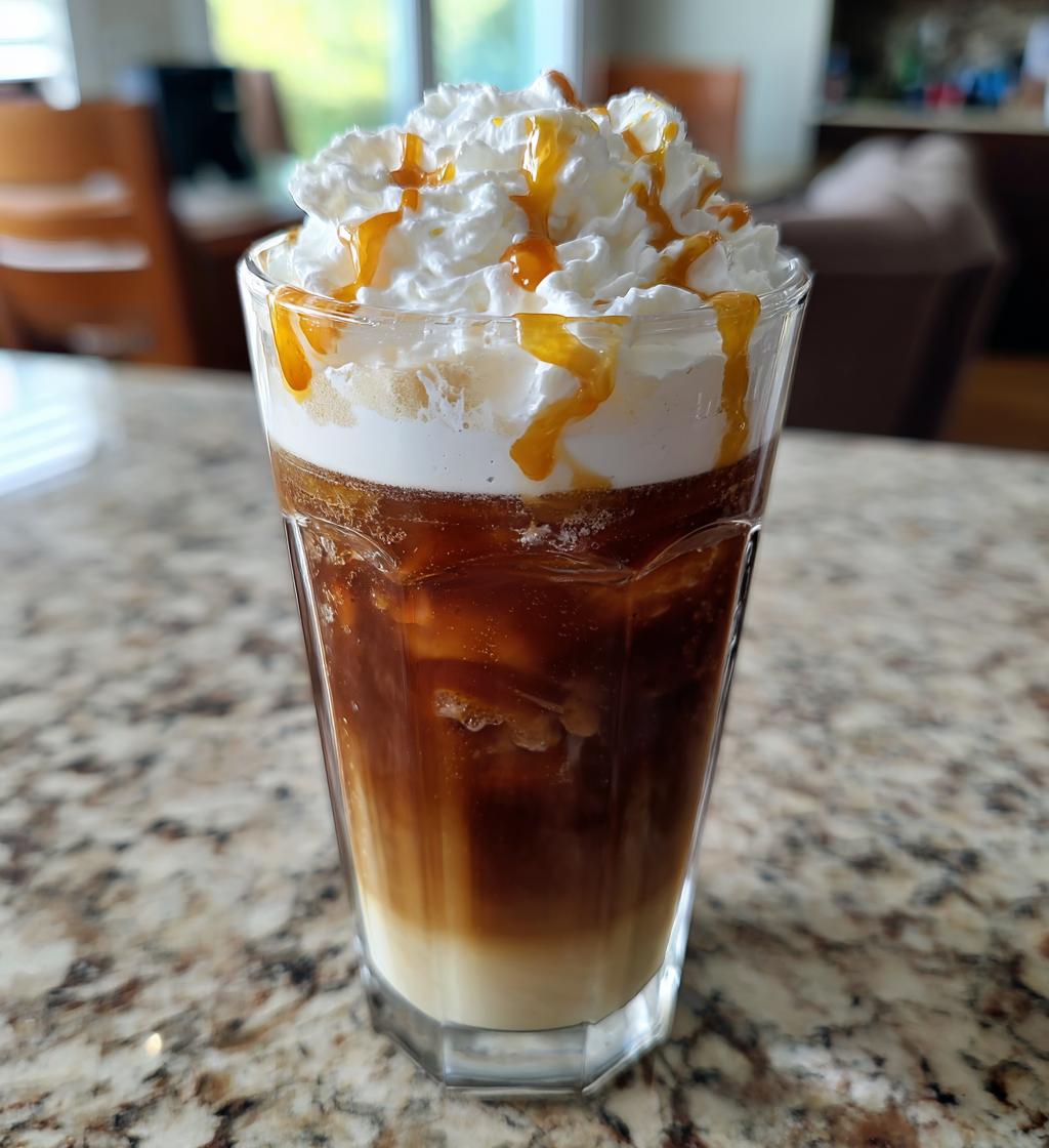 Iced Coffee with Caramel Drizzle - detail 1