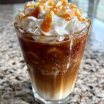 Iced Coffee with Caramel Drizzle