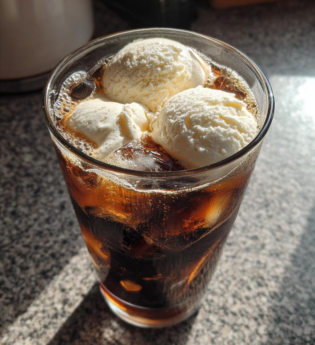 Iced Coffee with Ice Cream - detail 1