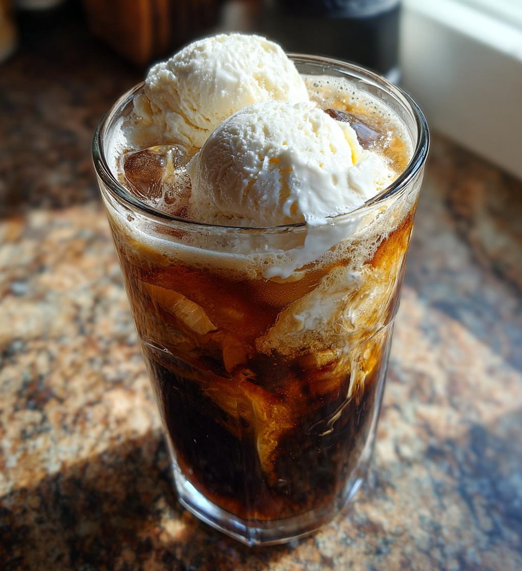 Iced Coffee with Ice Cream