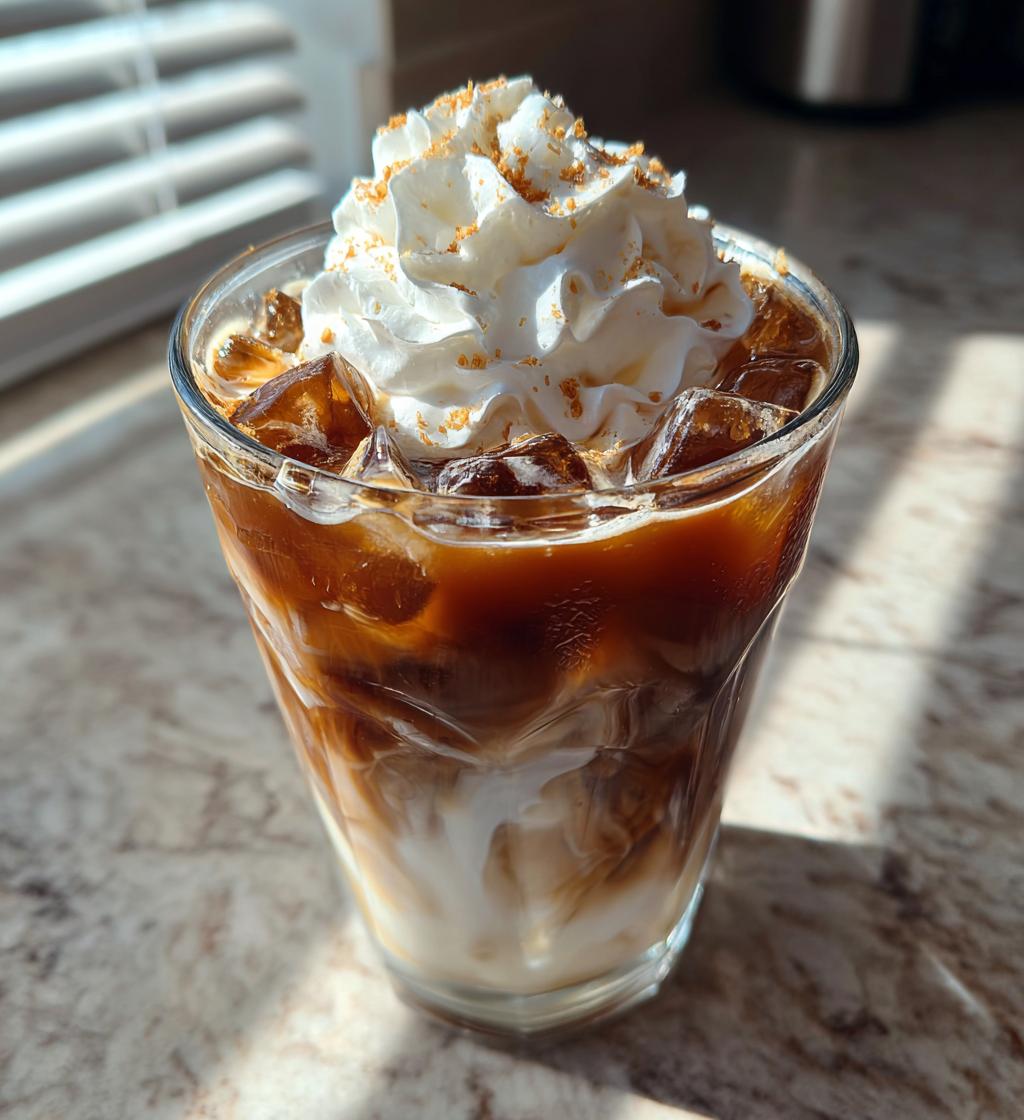 Iced Gingerbread Latte